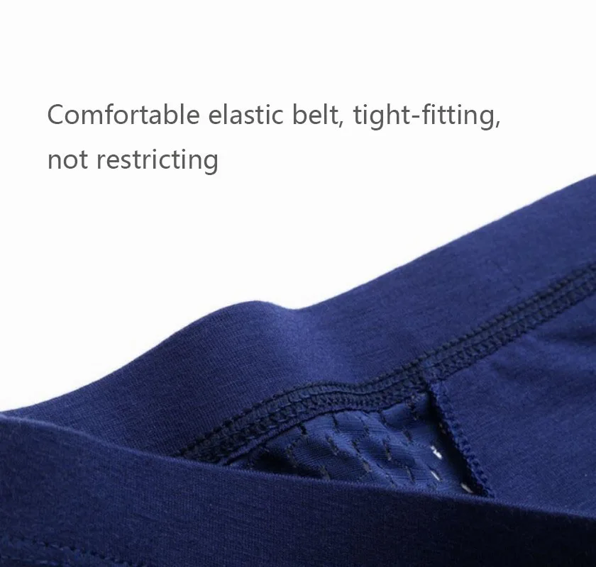 Men Boxers Men's Underwear Antibacterial Underpants Ice Silk Glamour Men Boxer Comfortable Shorts Breathable Elastic Boxers