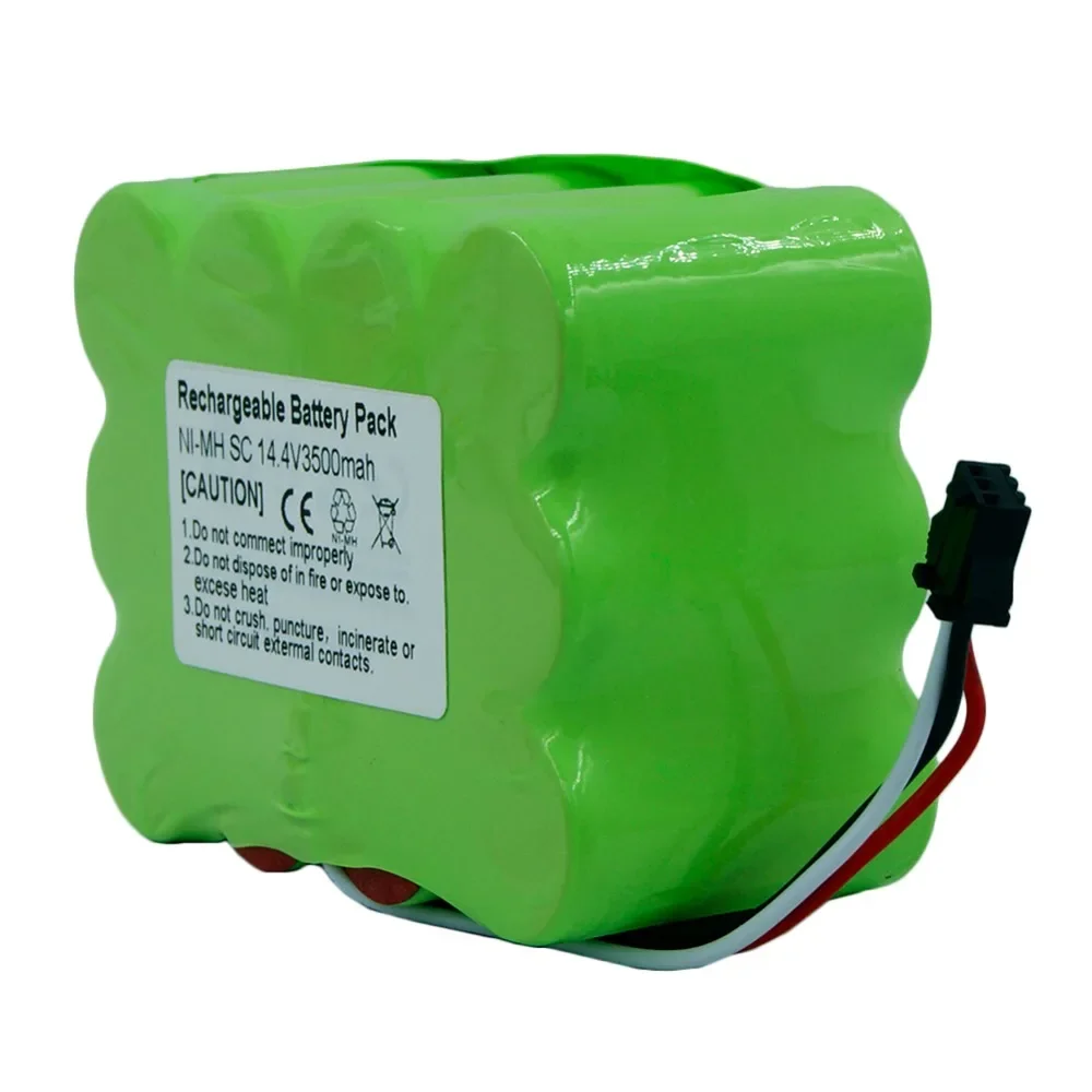 Batterie Ni-MH 14.4V 3800mAh Pour Aspirateur Robot KV8 XR210, XR510 Et Modèles Similaires - Pièce De Rechange