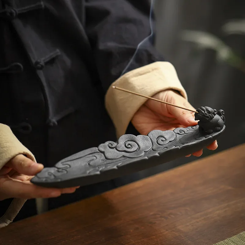 Домашний керамический декор искусственная кожа благоприятные облака курильница