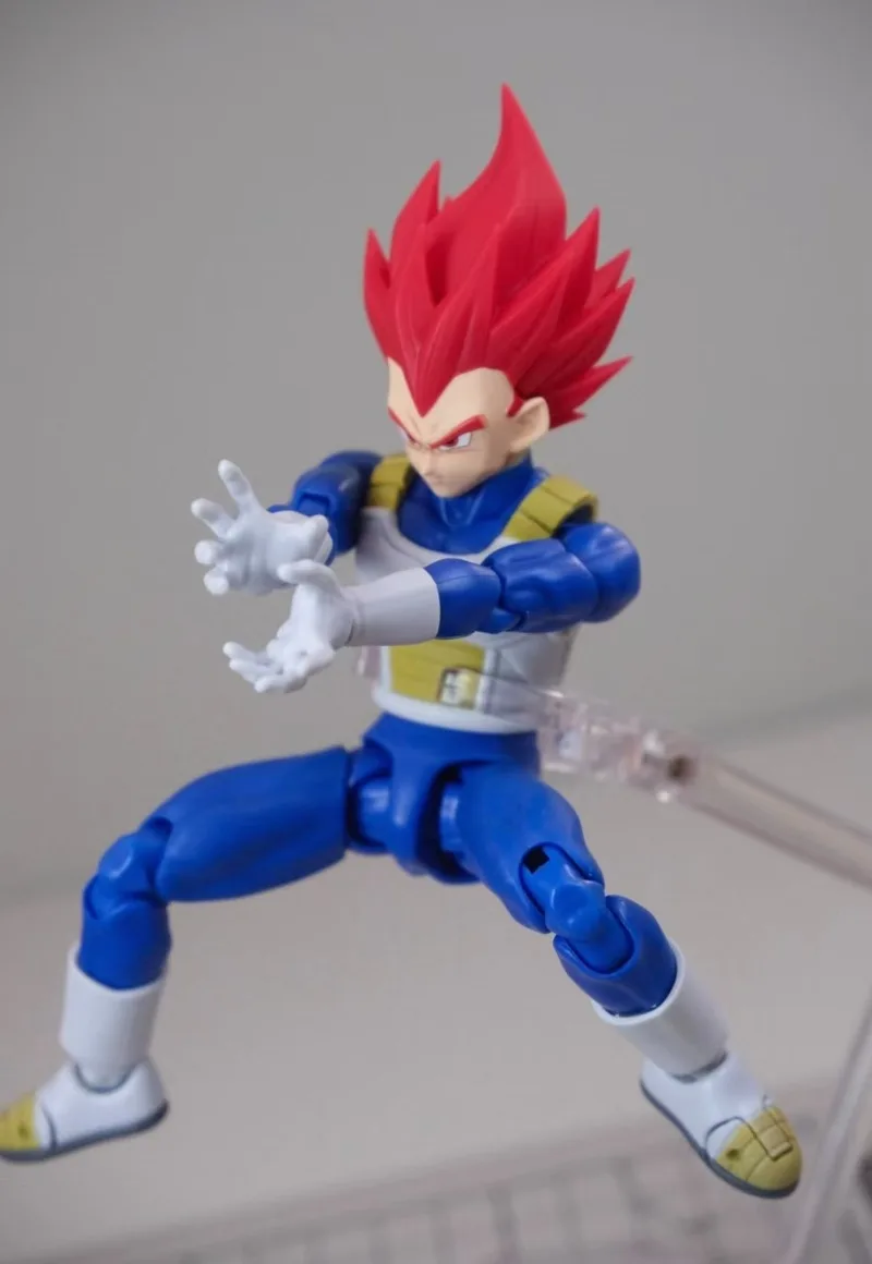 【Nono Custom】В наличии! Комплект аксессуаров для фигурки Dragon Ball SHF Vegeta: сменные детали, голова с чернымикрасными волосами (art.: 3920da24771ec) - 3920da24771ec