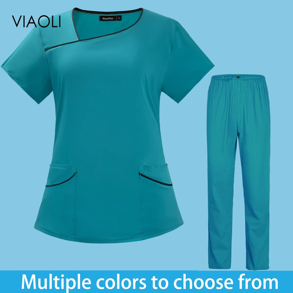 Pharmacist Clinic Cleaning Care Scrubs Medical Uniform Pharmacy Nurse Service Hygiene thin Unisex Doctor Nursing Surgical Gown