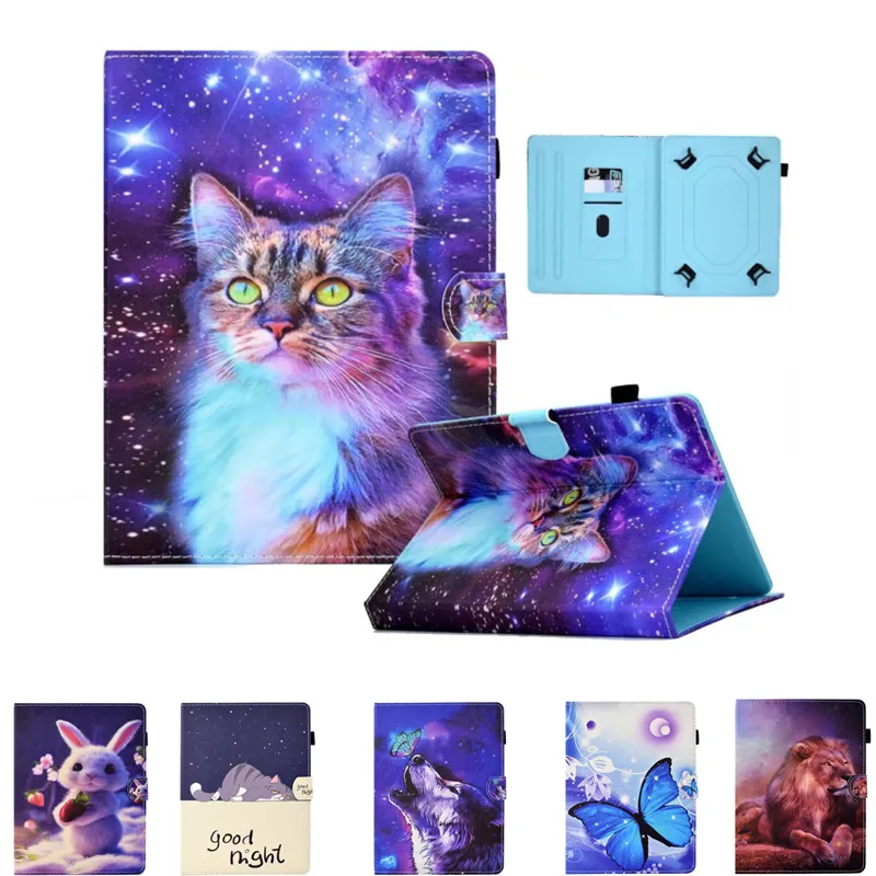 

Cute Case For Lenovo Tab M7 E7 4 3 2 7 Essential TB-7305F/I/X 7104I/F 7304F/ 7504F 7703F/X A7-10/20/30 7" Tablet Universal Cover