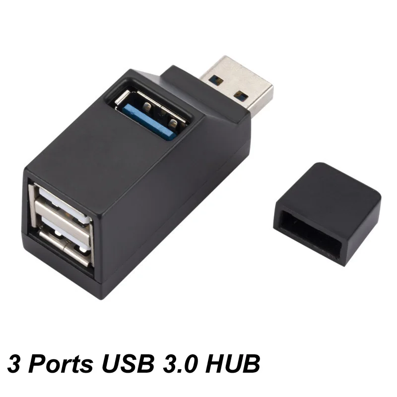 

3 Ports USB 3.0/2.0 HUB 5Gbps Adapter Extender High Speed Data Transfer Splitter Docking Station For PC Laptop mouse keyboard