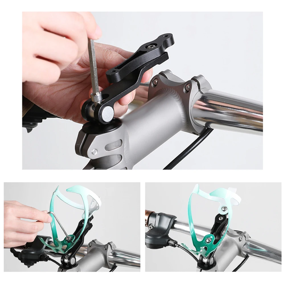 Алюминиевая клетка для бутылок Адаптер велосипедной бутылки Велосипедные