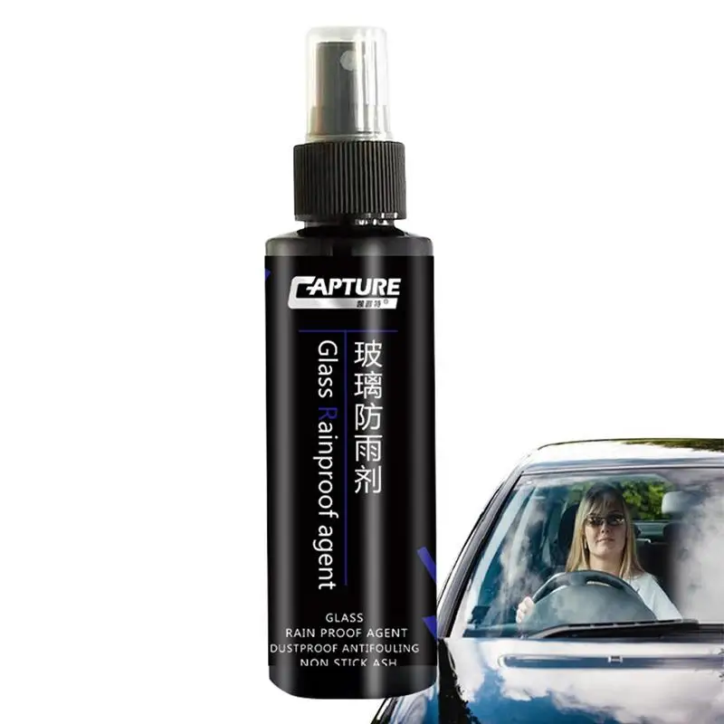 Car Glass Rainproof Agent 120ml Auto Window Anti-Fog Agent Multi-Purpose Care Tool For Cars Four-Wheelers Boats Motorcycles