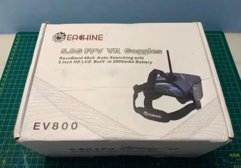 Eachine EV800 5-дюймовые очки FPV 800x480 Видеоочки 5,8G 40CH Raceband с автоматическим поиском в аккумуляторе (art.: 3920cbdcd9df5) - 3920cbdcd9df5