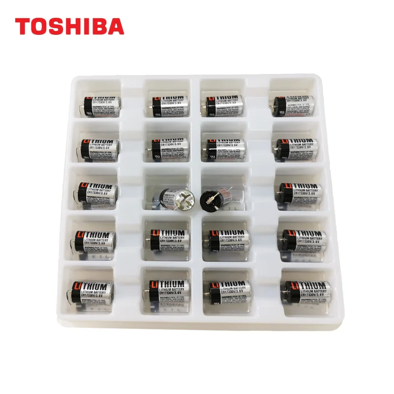 TOSHIBA ER17330V 3 6 В первичная литиевая батарея для Mitsubishi PLC сервосистема A6BAT/MRBAT