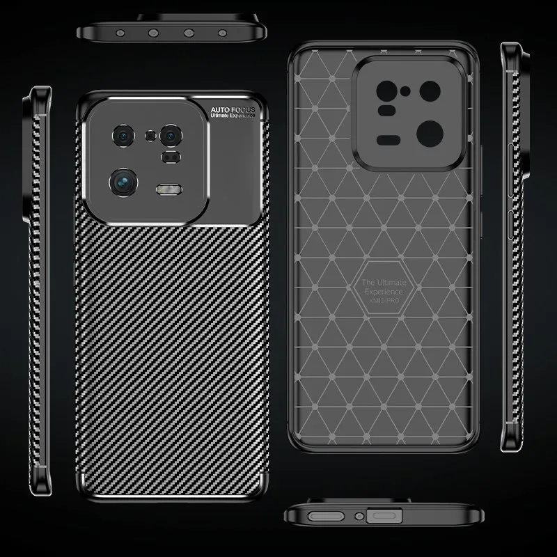 For Xiaomi 13 Pro Case for Xiaomi 13 Pro Cover Shockproof Bumper Soft Silicone Armor Shell Back Phone Cover for Xiaomi 13 Pro