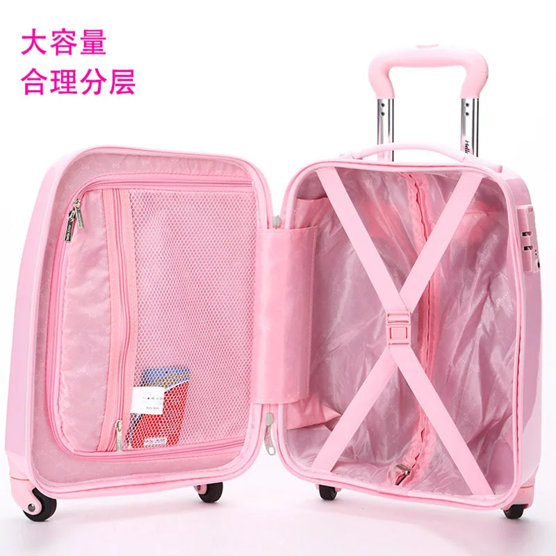 Sanrio Hello Kitty Children's Trolley Case 16-Inch Large Capacity Luggage 18-Inch Boat Bag Cute Travel Backpack Kids