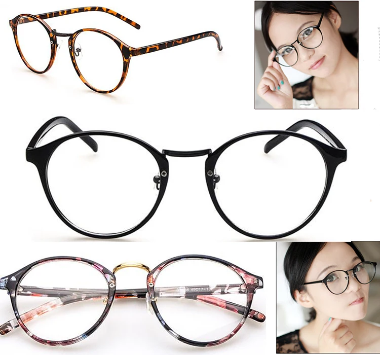 

Lentes Opticos Mujer Eye Glasses Frames Retro Fashion Wild Nature Composition Animal&plant Eyeglasses Women Decorations Optical