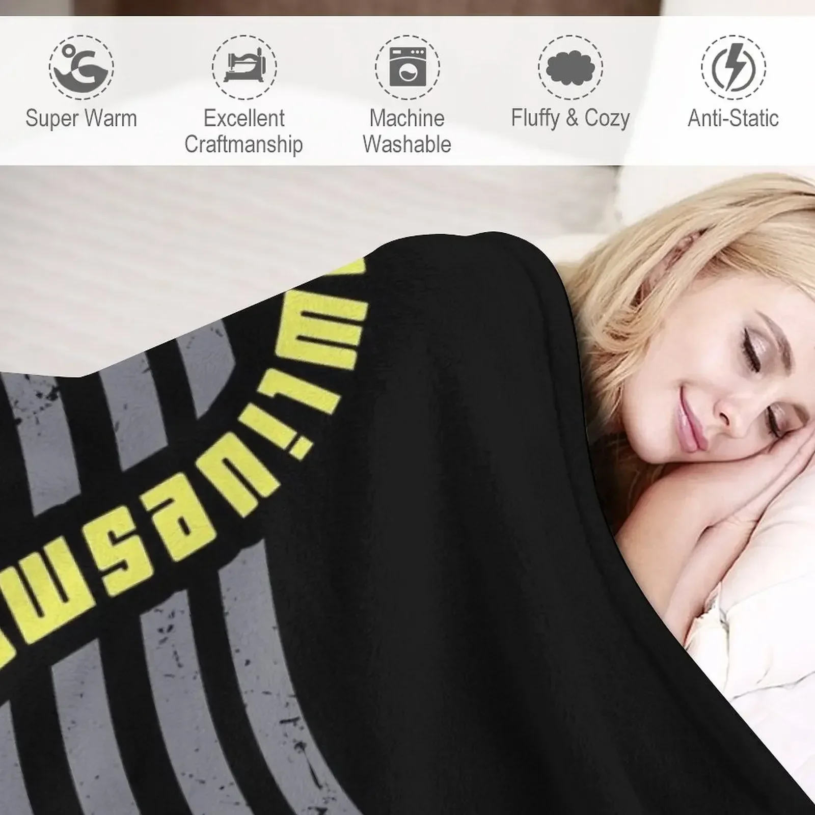 Подарочное одеяло Slow Down Move Over - Tow Truck Operator роскошное утолщенное на Хэллоуин теплые