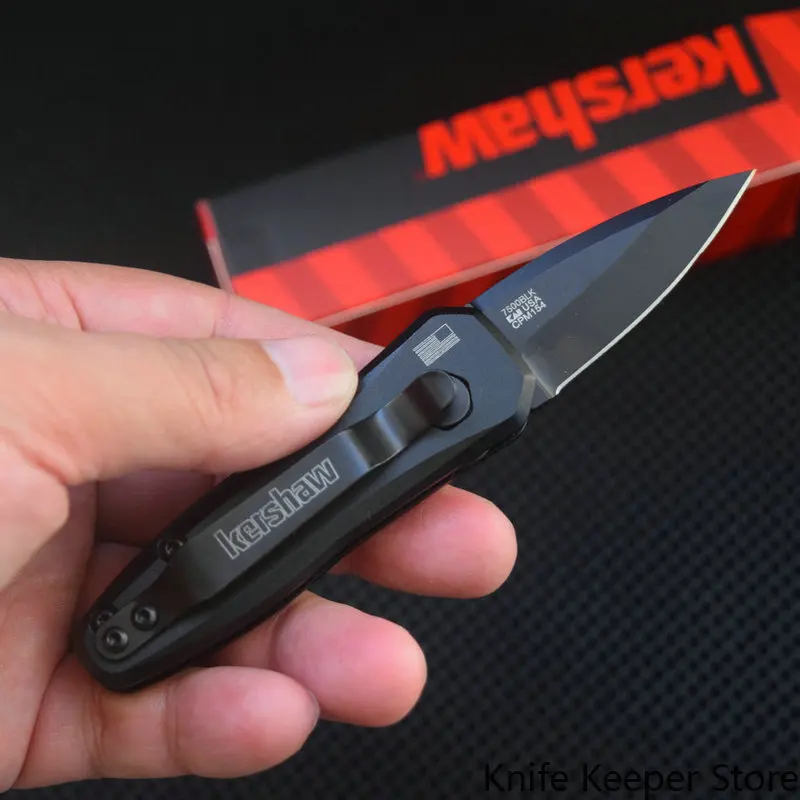 

Kershaw Pocket Knife 7500BLK/GN Launch 4 CPM 154 ,6061-T6 Aluminum Handle , Survival Camp Hunting Knives ,Dropshipping