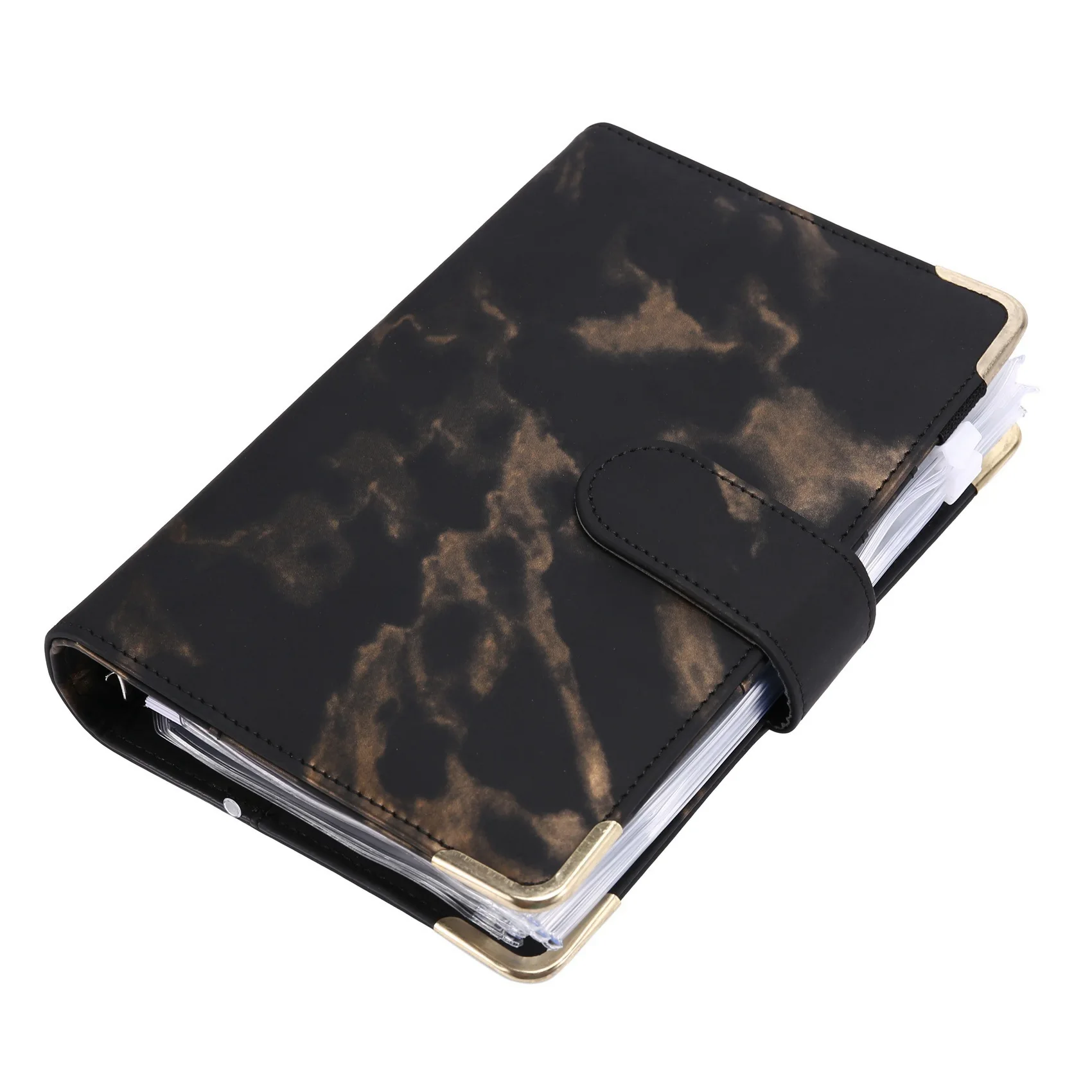 

26Pcs Money Budget Planner Binder, Cash Envelopes for Budgeting, Money Organizer for A6 Cash Budget Binder Black