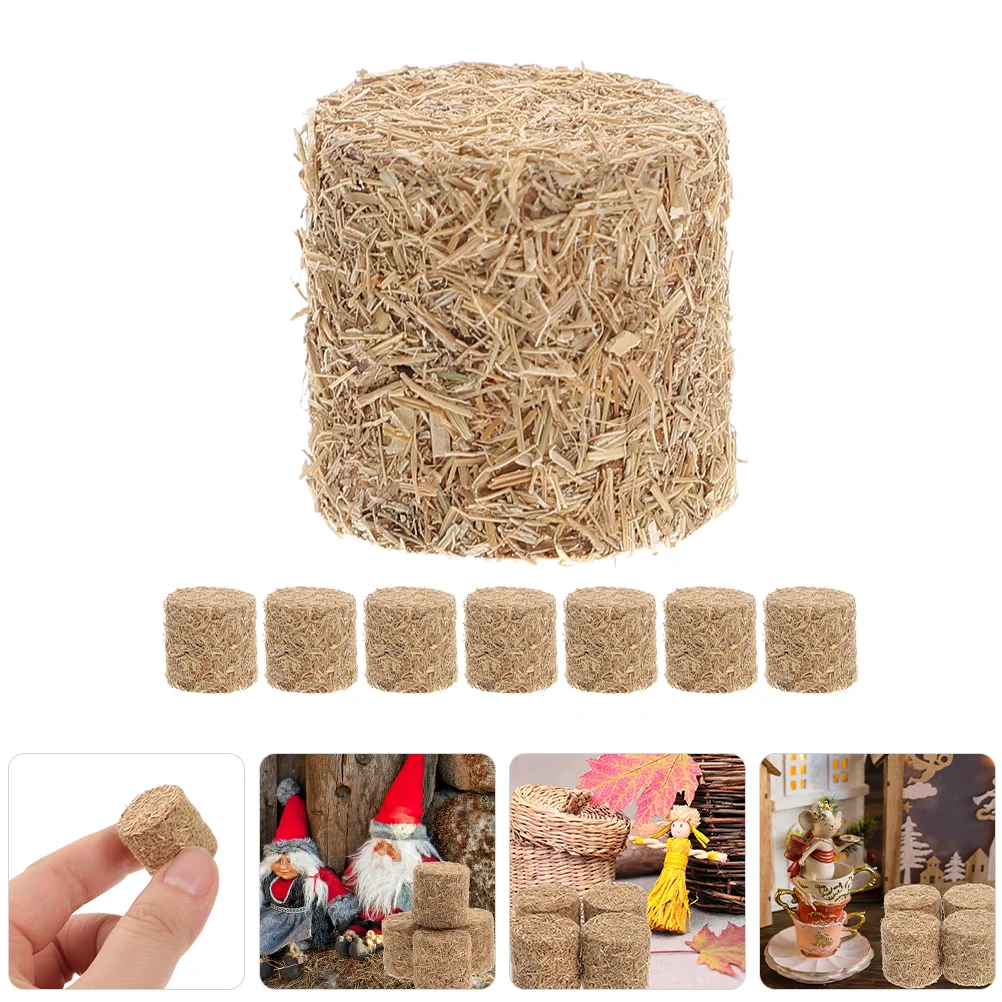 

Miniature Faux Hayrick Simulation Artificial Fake Decor Photo Prop Simulated House