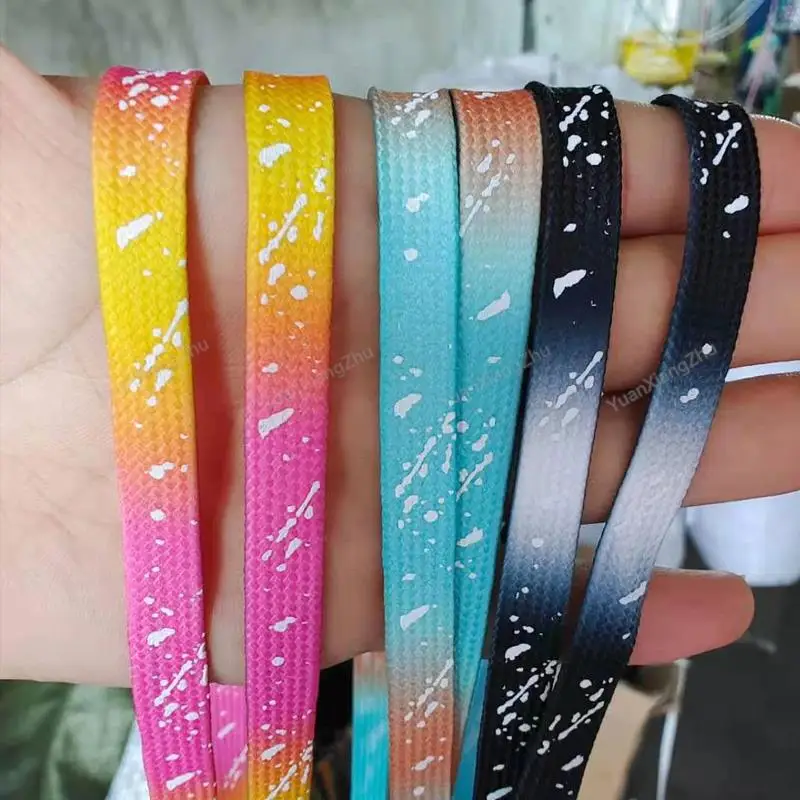 1Pair Luminous Shoe laces Quality Fluorescent Shoelaces for Sneakers Flat Laces night glow Shoelace Shoes Strings 120/140/160CM 