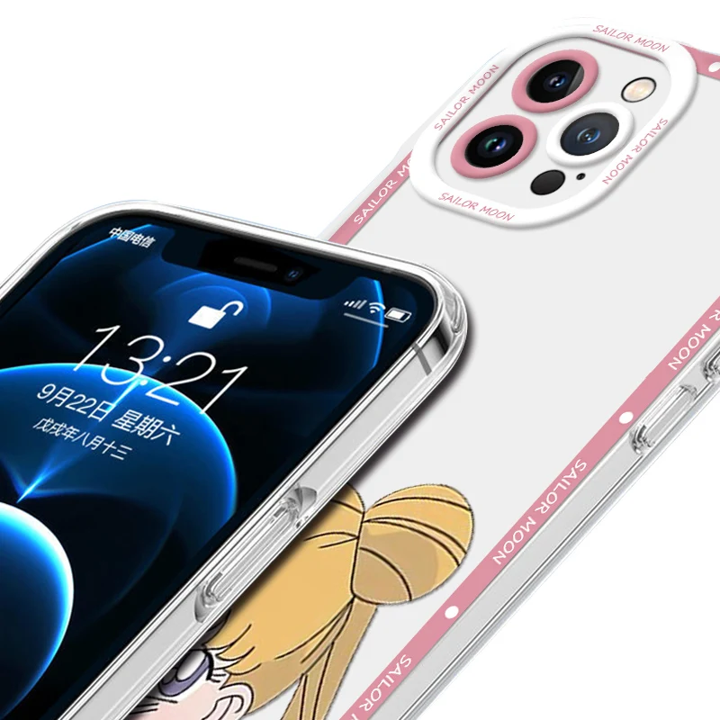 Sailors Moons Clear TPU Case for Xiaomi Redmi 12C 11A 10 10C 10X 9 9A 9C 9T 8 8A 7 7A 6 6A 5A 5 Plus K20 K30 K30S K40 Pro Cover