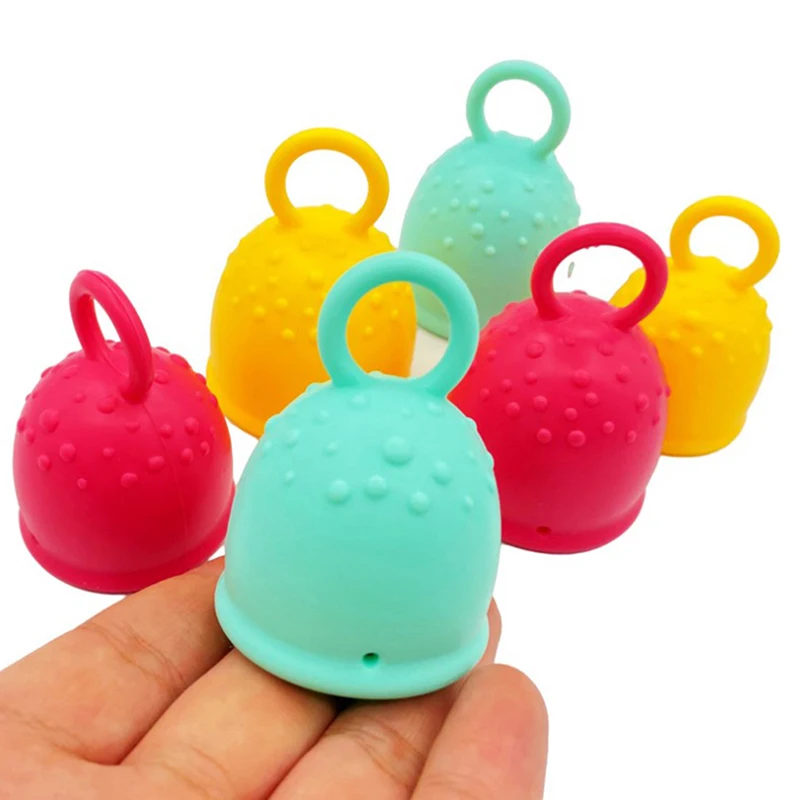 

Pull Ring Menstrual Cup Vaginal Hygiene Care During Menstrual Period Female Medical Grade Silicone Physiological Cup