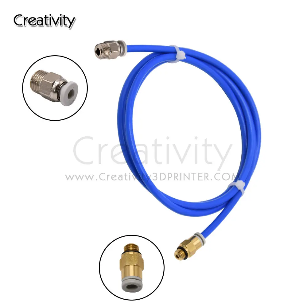 Высококачественные детали для 3D-принтера трубка из ПТФЭ 1 м внутренний диаметр 2