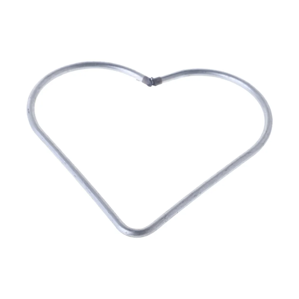 

10 Pc Metal Wreath Metal Hoops Craft Love Ring DIY Wreath Rings Heart Wreath Wire Wreath Ring Material