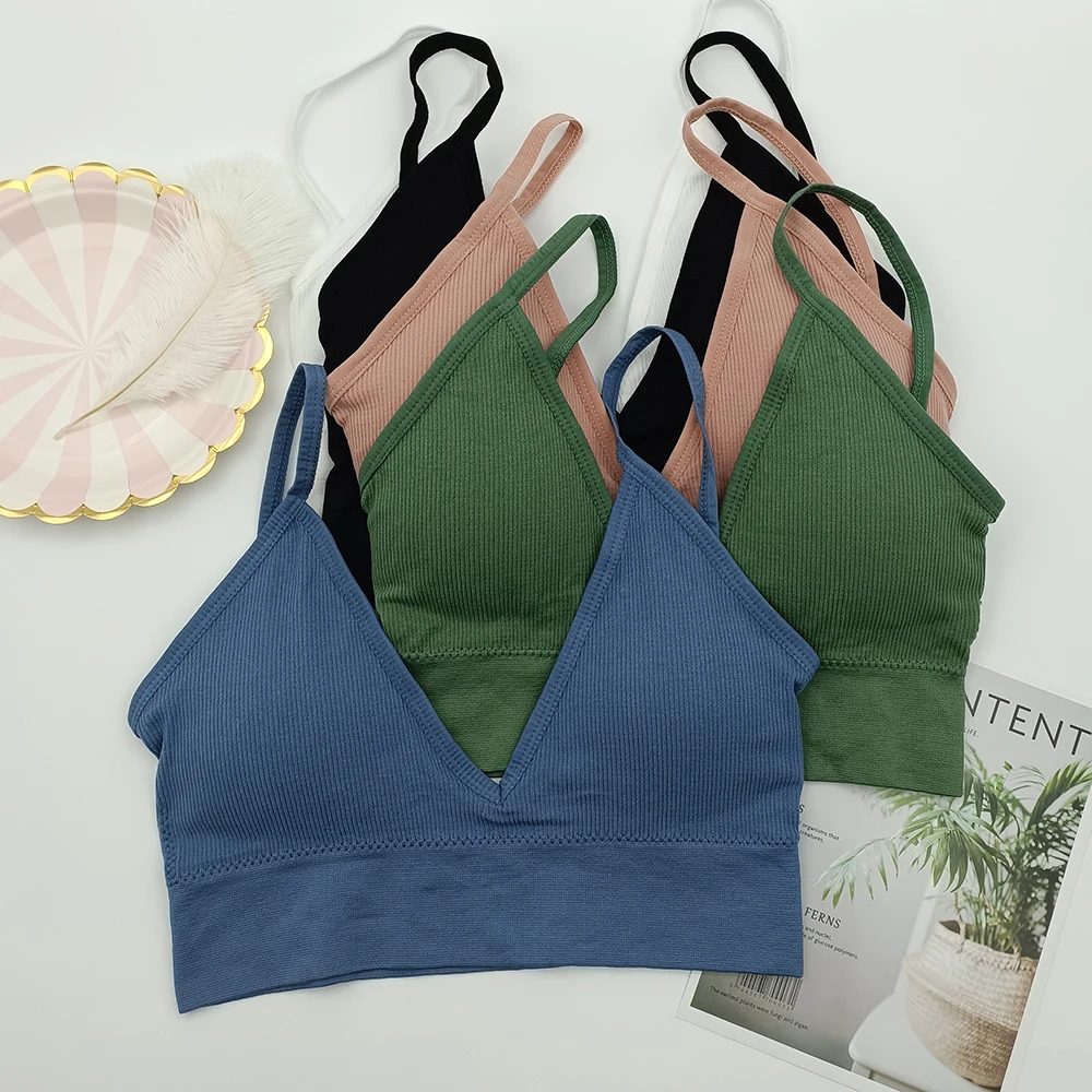 

APHROLA Бесшовный укороченный топ, бюстгальтер, женский спортивный бюстгальтер без косточек, уличная одежда, базовая майка без рукавов, беспроводной мягкий бюстгальтер