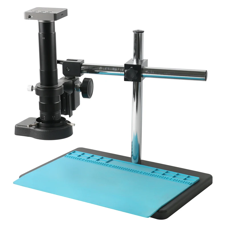 

37MP 1080P FHD Video Digital HDMI USB Microscope Camera 180X 300X C Mount Lens Rotating Bracket For Phone Chip Soldering Repair