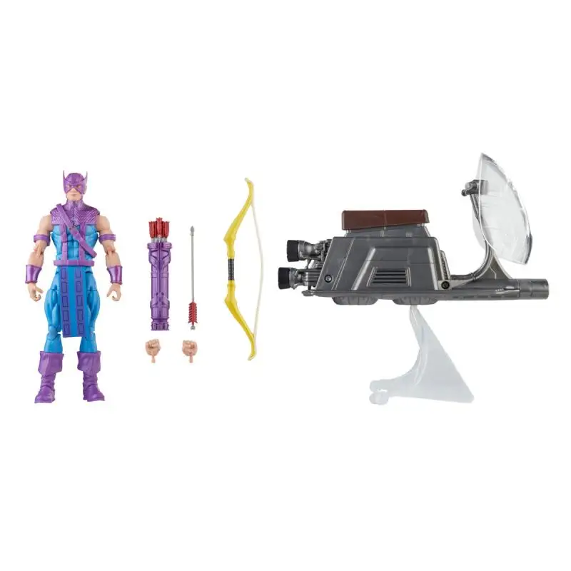 

Аутентичные оригиналы Марвел Hasbro Hawkeye С небесным циклом фильма и Аниме периферийные предметы для коллекционирования детские подарки модели игрушки