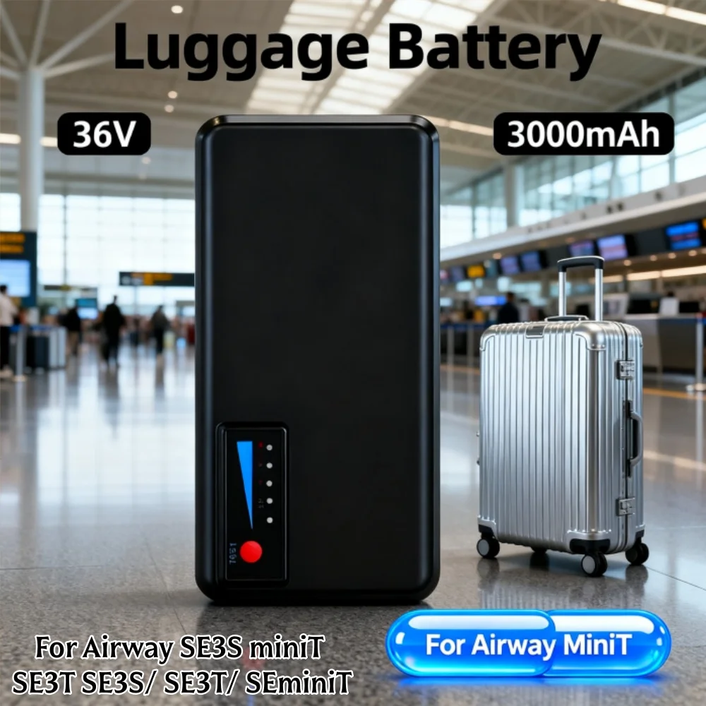 Фото Аккумулятор 36В 3000мАч для Airway SE3S SE3T, сменный литий-ионный блок для электротележки №1
