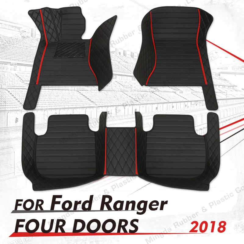 

Автомобильные напольные коврики на заказ для Ford Ranger 2018, автомобильные накладки на ногу, аксессуары для интерьера