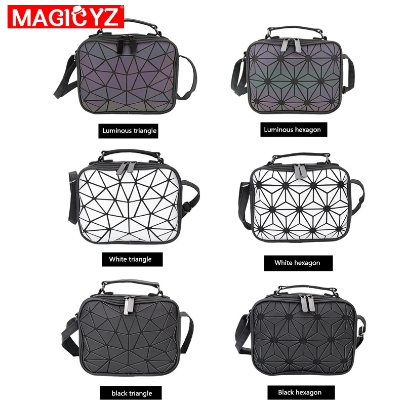 MAGICYZ женские светящиеся лазерные сумки маленькие через плечо для женщин сумка на