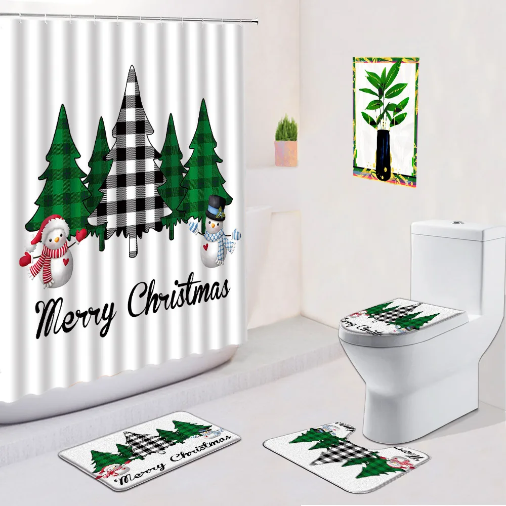 Тропический зеленый растений пальмовых листьев душ Шторы Фламинго цветок