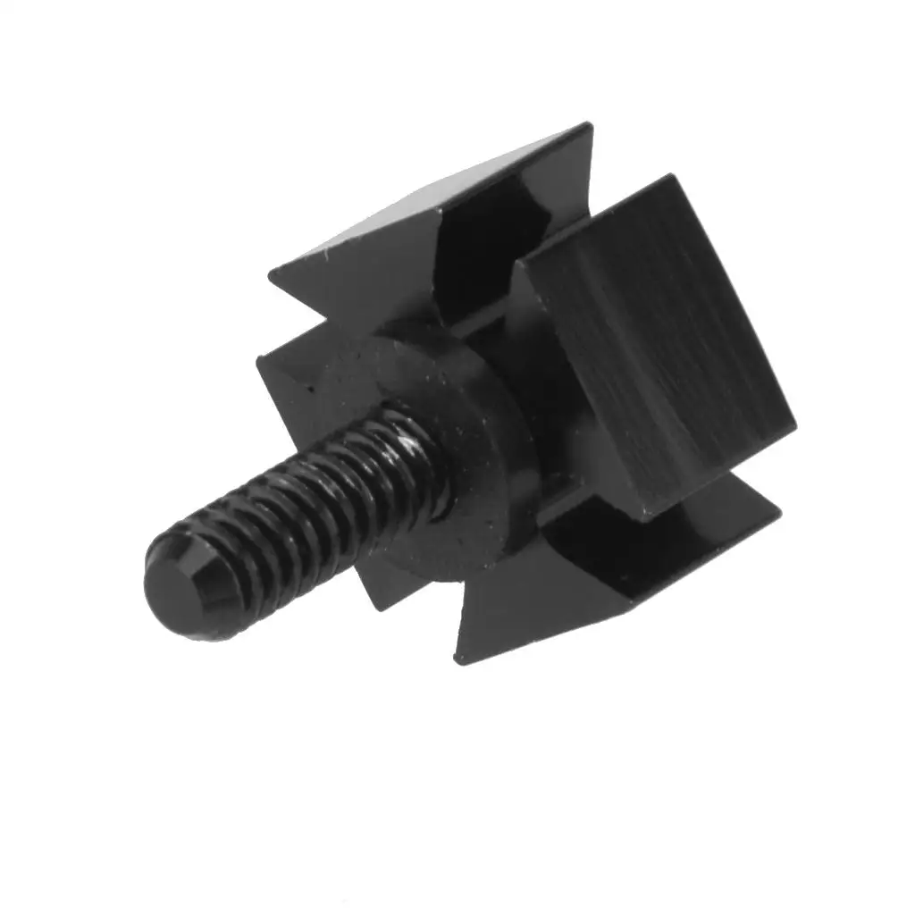 

1/4'' Aluminum Black Cross Seat Mount Bolt Screw Cap For Sportster