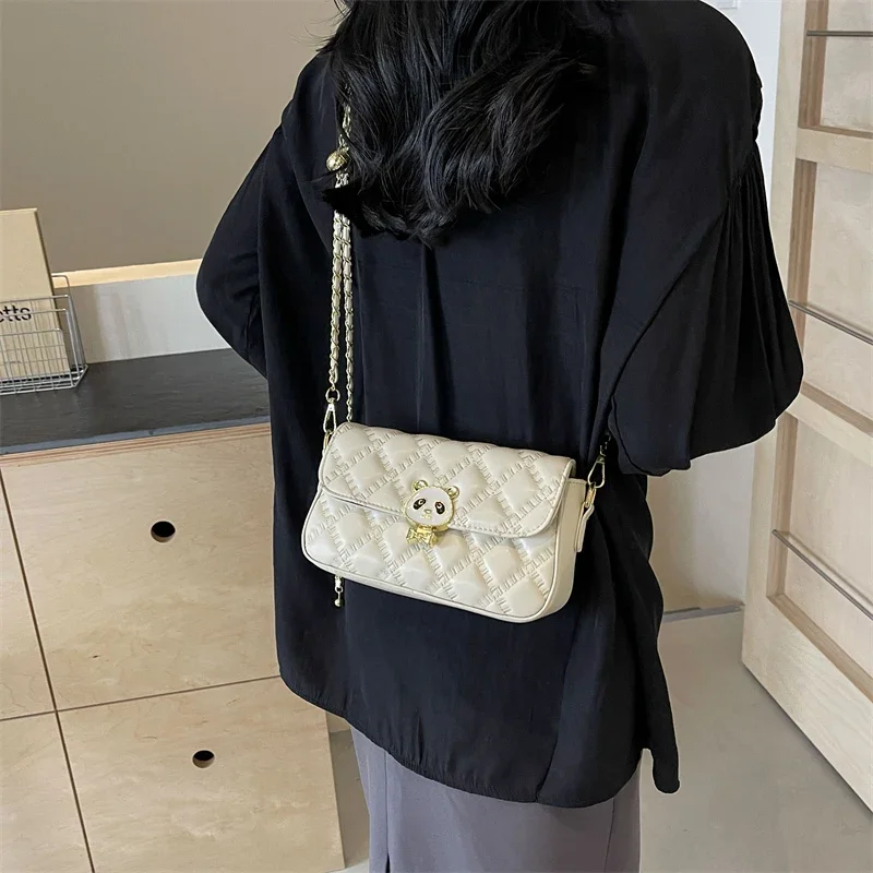 Платье женские сумки на плечо новинка 2024 модные легкие через элегантные