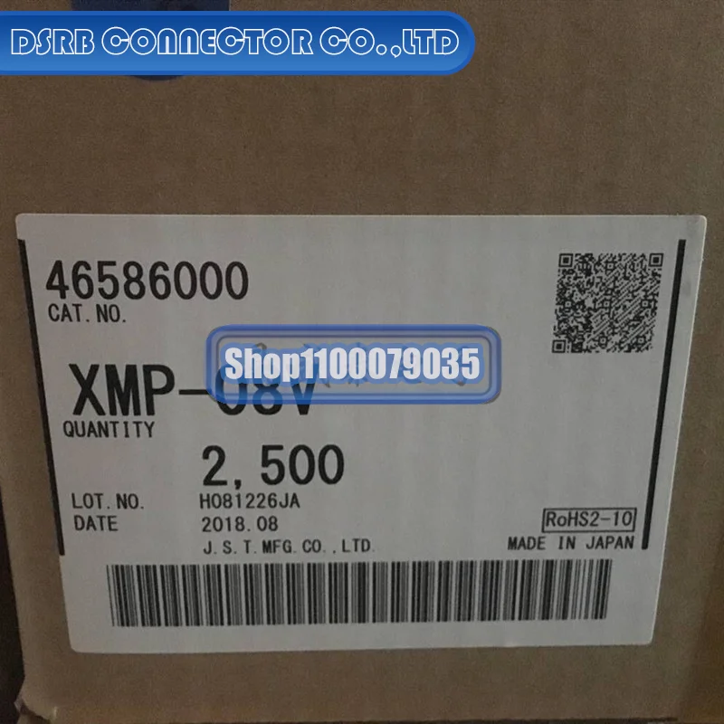 

500pcs/lot XMP-08V 8P 2.5MM legs width 100% New and Original