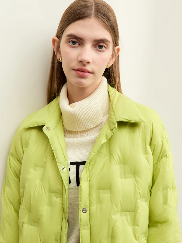 Женская пуховая куртка AMII в минималистичном стиле новинка 2023 зимняя теплая