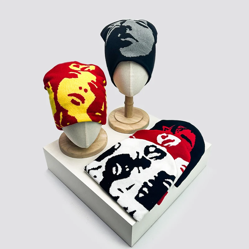 Вязаные Шерстяные Панамы В Европейском Стиле Унисекс Теплая Мода Хип-хоп На