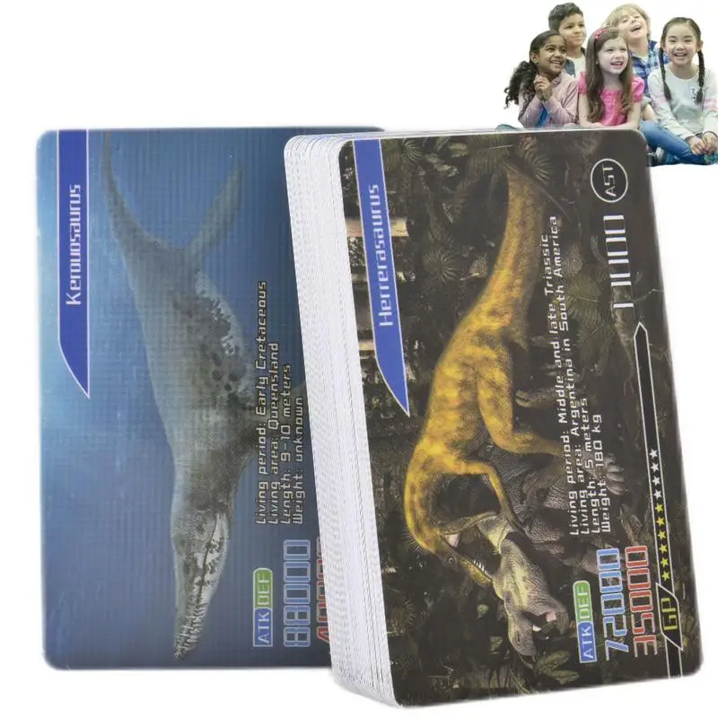 

Dinosaur Memory Cards Dinosaurs Learning Cards Dinosaur Fan Collectible Cards Flash Card Educational Learning Toys For Kids