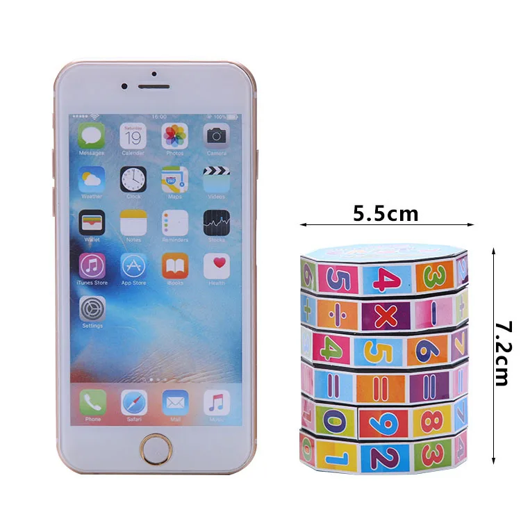 Детская игрушка Монтессори математические цифры волшебный куб