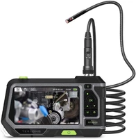 dual lens borescope with monitor newest 5inch hd lcd screen industrial endoscope with 5 5mm direct view and side view camera