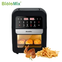 biolomix multifunctional 7l air fryer without oil electric oven dehydrator convection oven touch screen presets fry roast