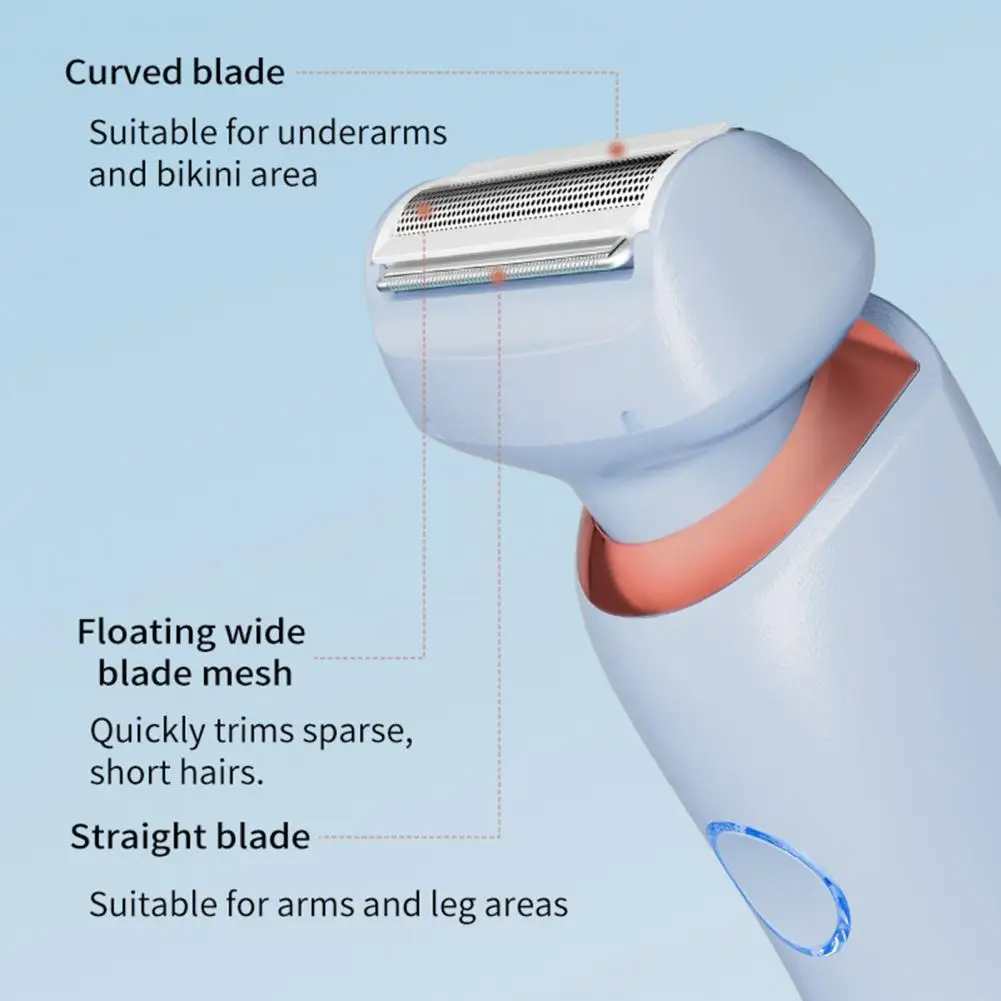 Электрические бритвы для женщин 2 в 1 с USB триммер бикини лица удаление волос тела