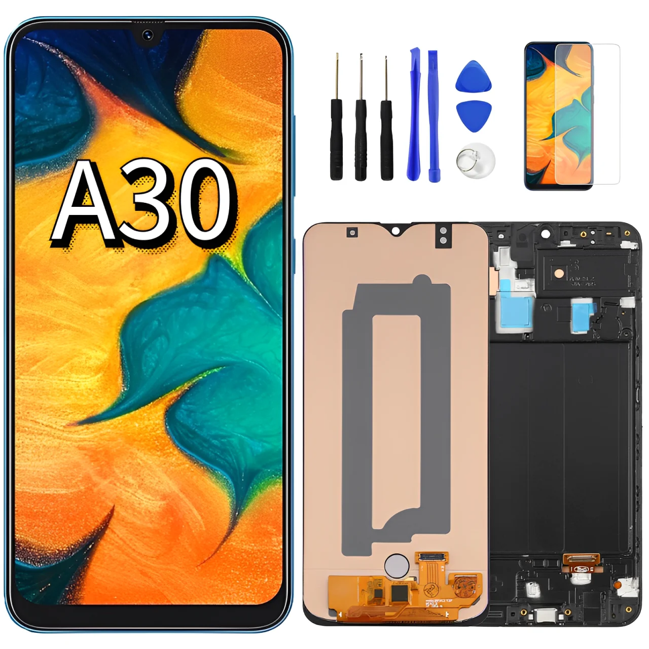 Для Samsung Galaxy A30 SM-A305F SM-A305G SM-A305N ЖК-дисплей с цифровым преобразователем сенсорного