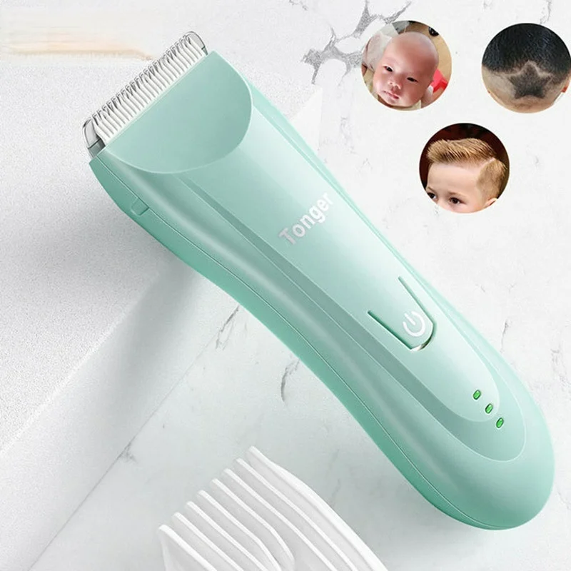 Baby and child hair clippers silent waterproof hair clippers Razor electric clippers rechargeable baby hair clippers