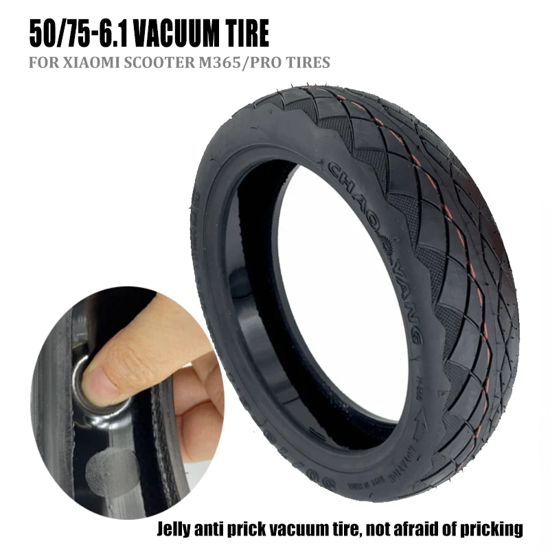 

For Xiaomi scooter m365/pro tires Chaoyang tires 50/75-6.1 Jelly anti puncture vacuum tires 8 1/2x2 suitable