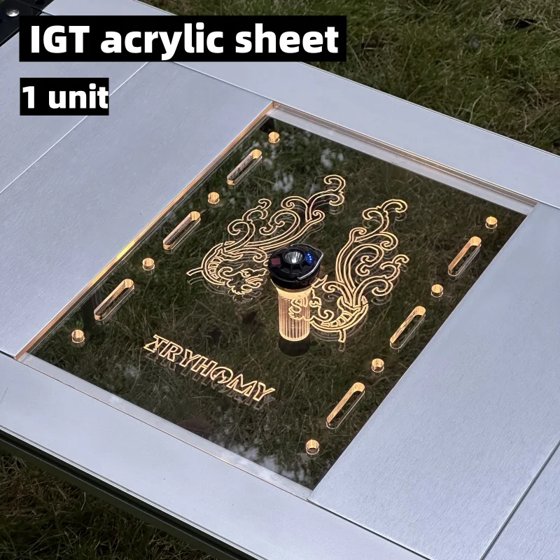Стол IGT для кемпинга акриловый 1 блок светящаяся доска лампа GZ прозрачный