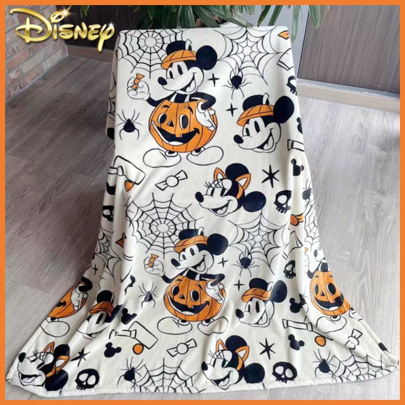 

Милое мультяшное фланелевое одеяло с героями Диснея, аниме, Микки Маус, покрывало для сна на диване, простыня, плюшевое одеяло в виде тыквы на Хэллоуин
