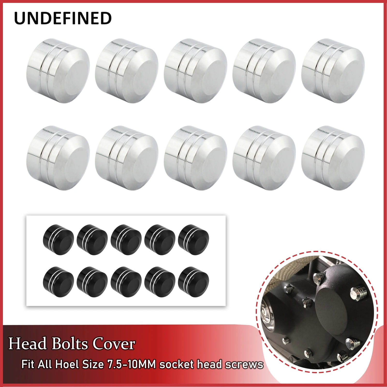 

Motorcycle Head Bolt Cover Schrauben Motor Topper Screw Cap For Harley Twin Cam Sportster Dyna Softail Touring Street Road Glide