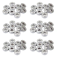 60 pcs ball bearings miniature deep groove ball bearings 608 zz 8 x 22 x 7mm bearing steel
