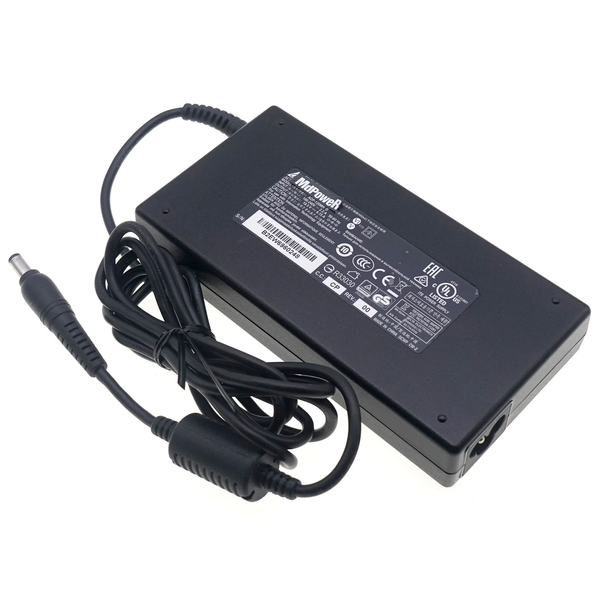 Фото Оригинальный адаптер питания ADP-120MH D A12-120P1A для ноутбуков Clevo NP6370 NP6852 W370ST N155SD XMG A507 W650SJ N170RD N850HK №1