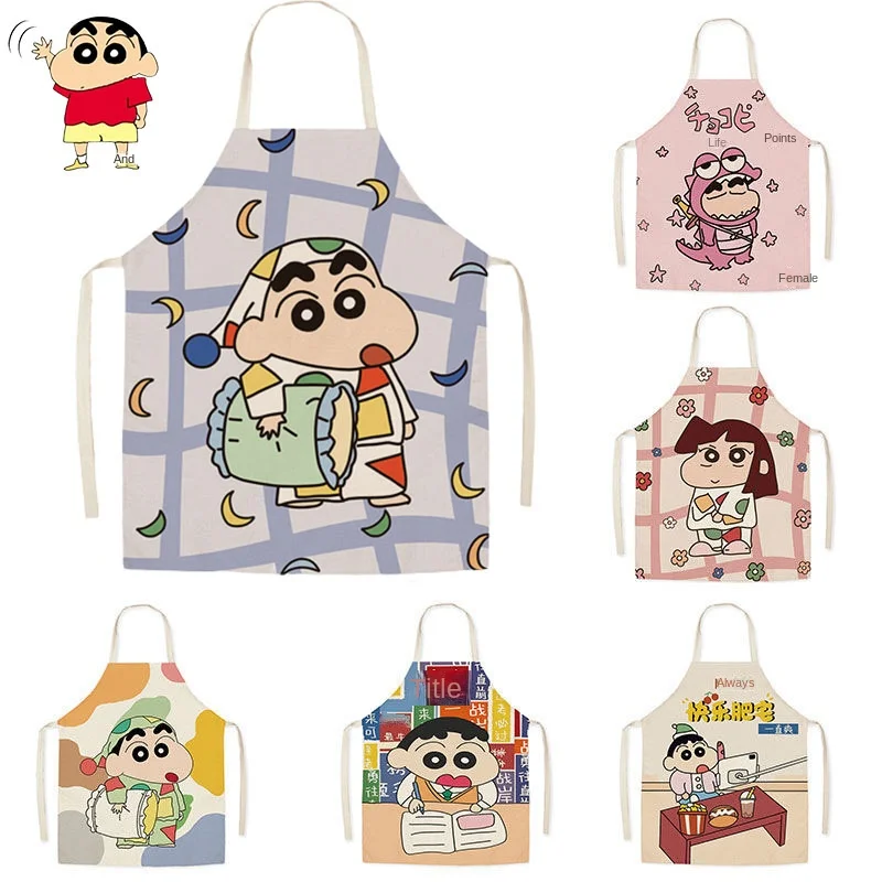 Crayon Shin-chan фартук без рукавов рабочая одежда домашняя кухня готовка выпечка для