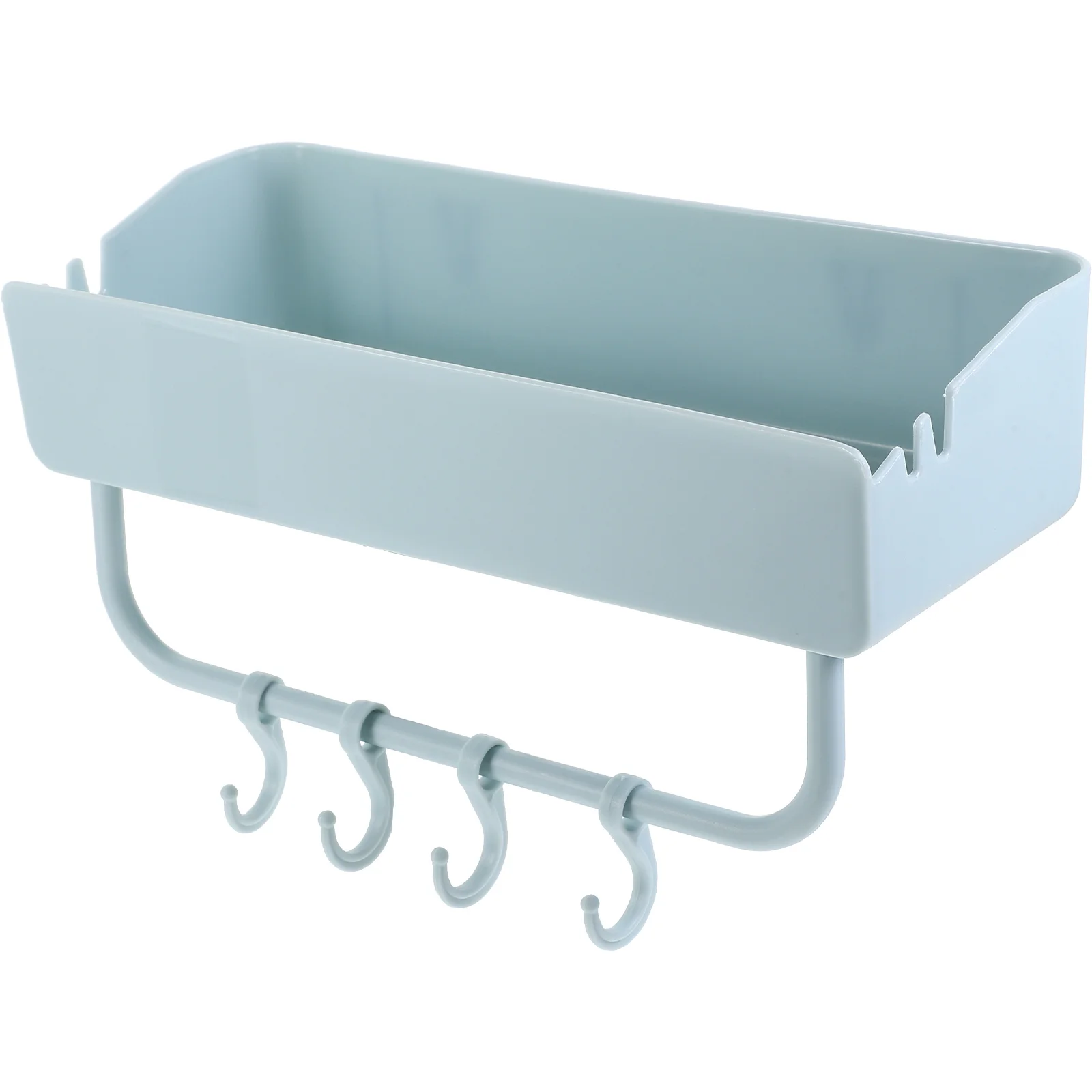 

Restroom Shelf Hanging Wall Basket Organizer Storage Shelves Plastic Mounted Draining Bathroom Rack